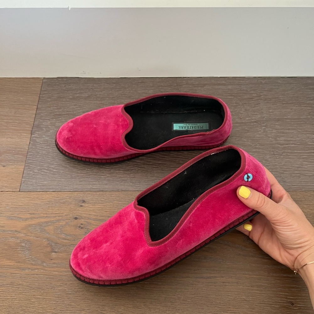 Piedaterre velvet slippers